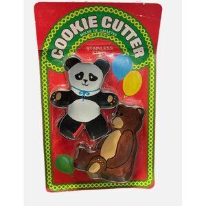 Capers Stainless Steel Cookie Cutter 2 Pk Set - Bears